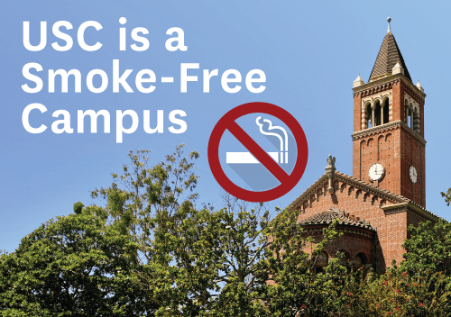 USC is a Smoke-Free Campus Campaign Artwork