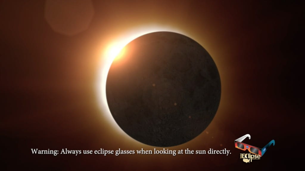 Eclipse image courtesy of NASA